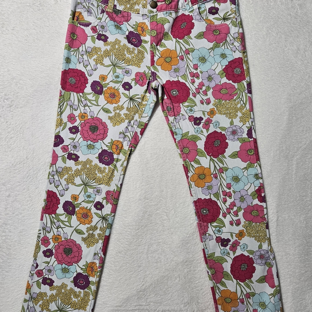 Crazy 8 Pink and Green Floral Pants